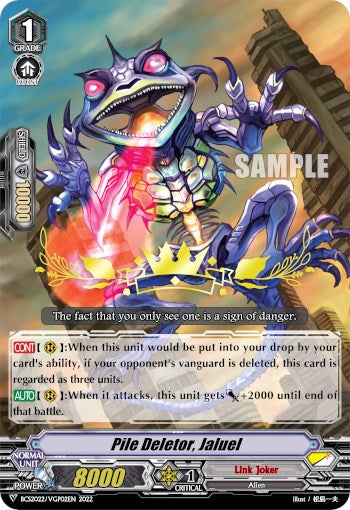 Pile Deletor, Jaluel (BCS2022/VGP02EN) [Bushiroad Event Cards] | Total Play