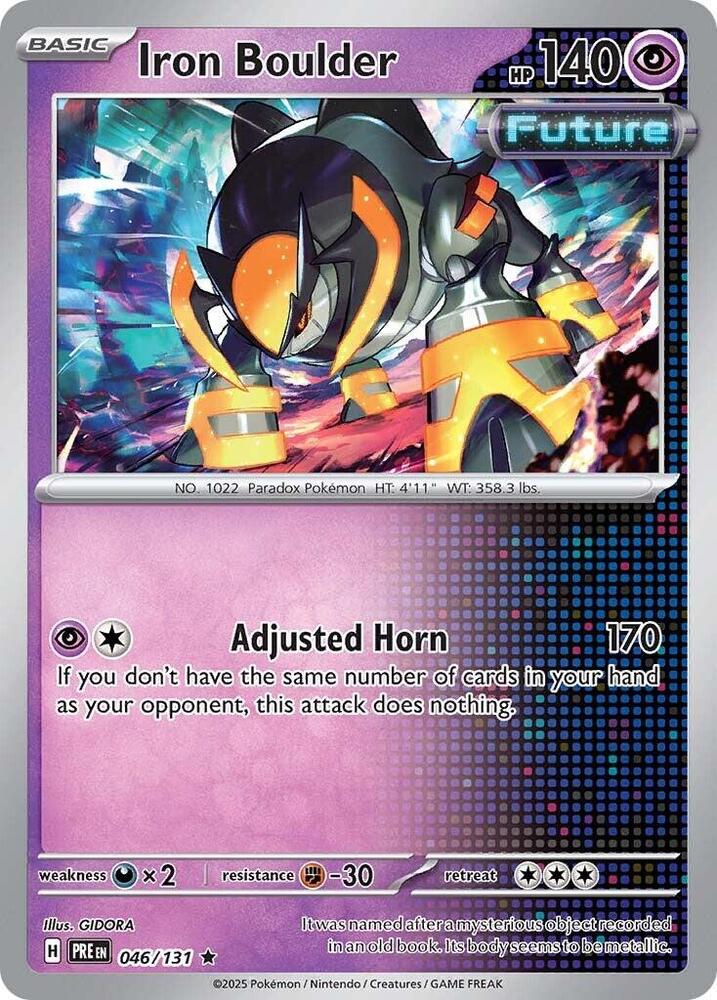 Iron Boulder (046/131) [Scarlet & Violet: Prismatic Evolutions] | Total Play