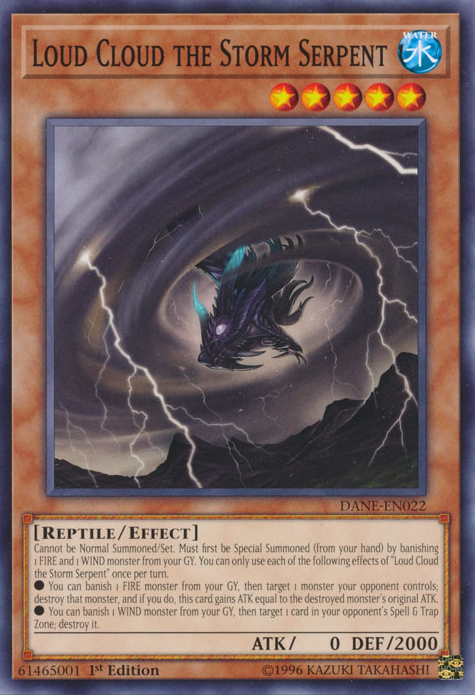 Loud Cloud the Storm Serpent [DANE-EN022] Common | Total Play