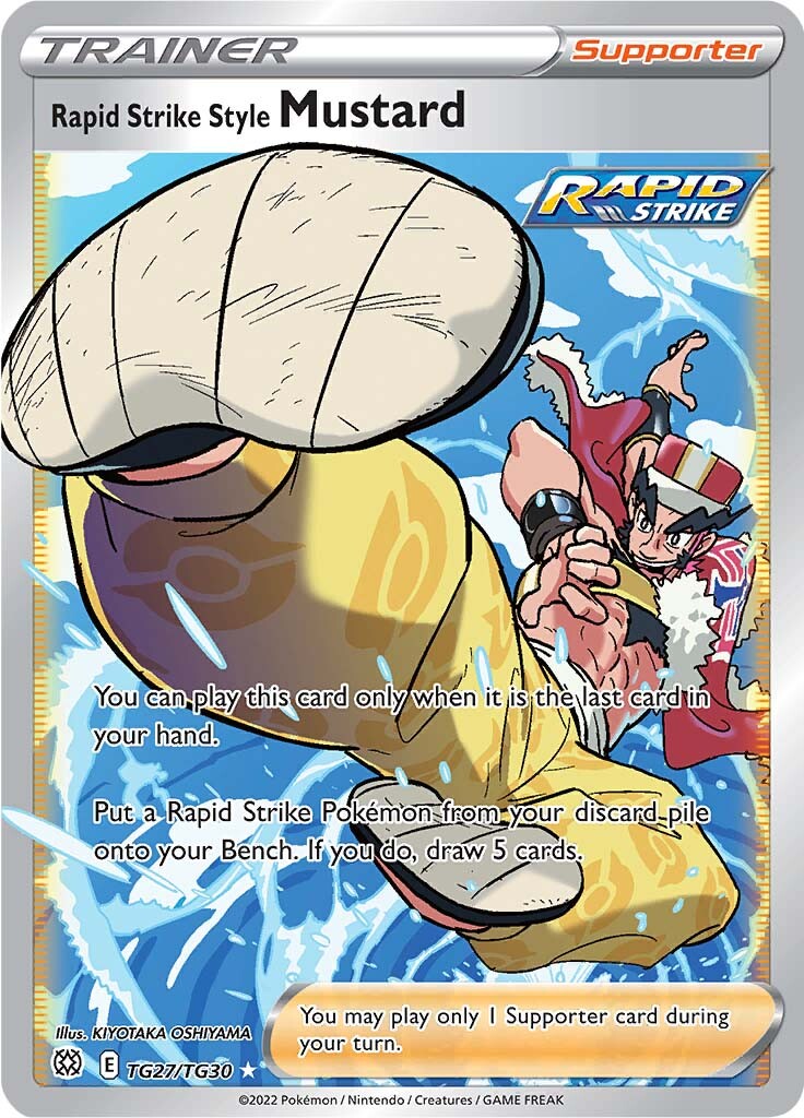 Rapid Strike Style Mustard (TG27/TG30) [Sword & Shield: Brilliant Stars] | Total Play
