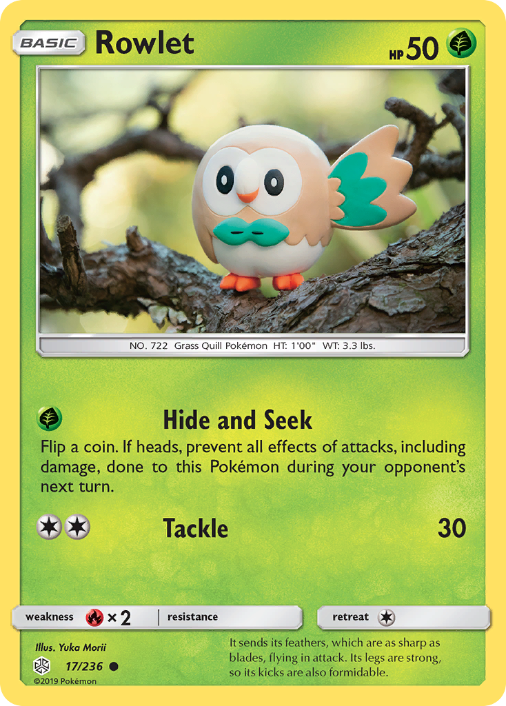 Rowlet (17/236) [Sun & Moon: Cosmic Eclipse] | Total Play