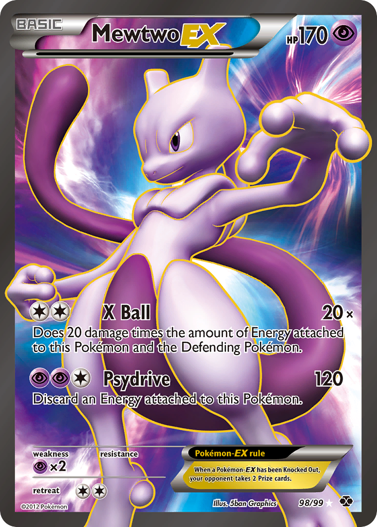 Mewtwo EX (98/99) [Black & White: Next Destinies] | Total Play