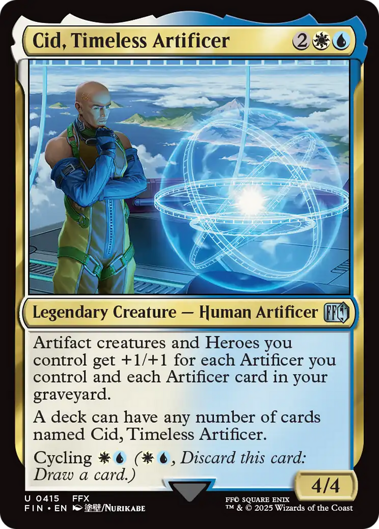 Cid, Timeless Artificer (0415) [FINAL FANTASY] | Total Play