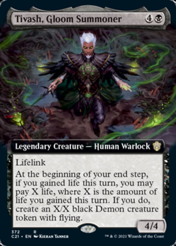 Tivash, Gloom Summoner (Extended Art) [Commander 2021] | Total Play