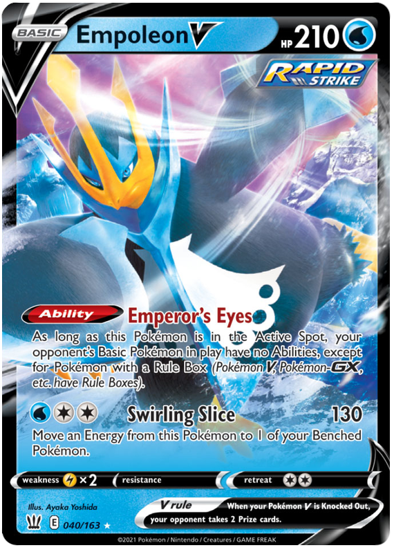 Empoleon V (040/163) [Sword & Shield: Battle Styles] | Total Play