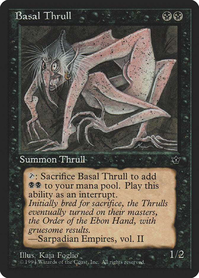 Basal Thrull (Kaja Foglio) [Fallen Empires] | Total Play