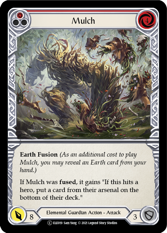 Mulch (Red) [U-ELE019] (Tales of Aria Unlimited)  Unlimited Rainbow Foil | Total Play