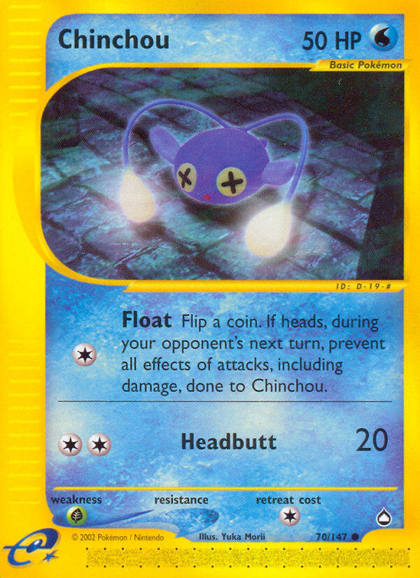 Chinchou (70/147) [Aquapolis] | Total Play