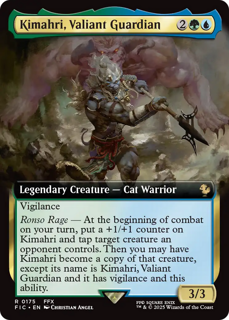 Kimahri, Valiant Guardian (Extended Art) [FINAL FANTASY Commander] | Total Play