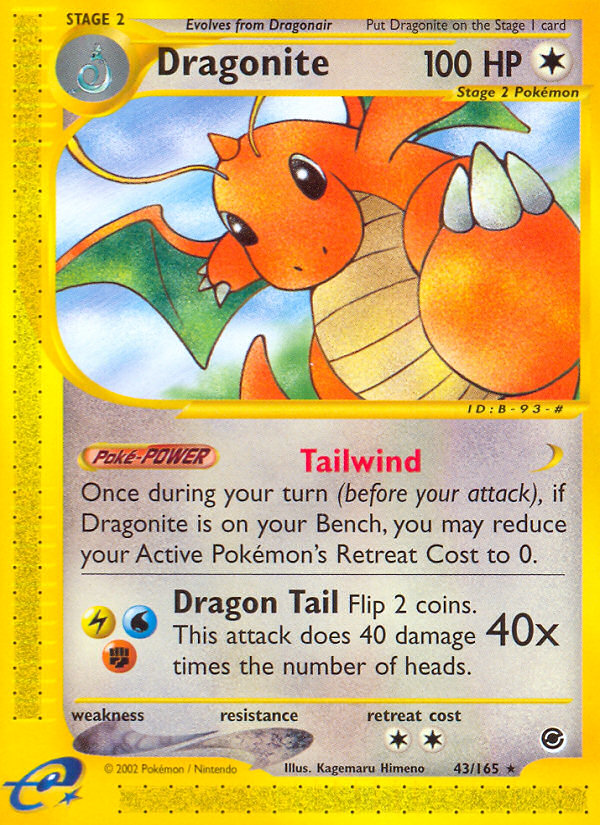Dragonite (43/165) [Expedition: Base Set] | Total Play
