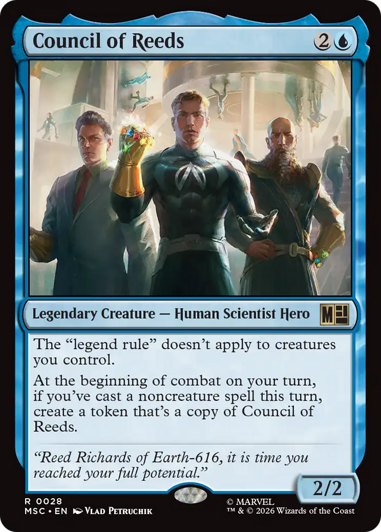 Council of Reeds (Surge Foil) [Marvel Super Heroes Commander] | Total Play