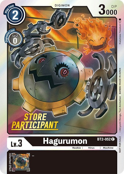 Hagurumon [BT2-052] (Store Participant) [Release Special Booster Promos] | Total Play