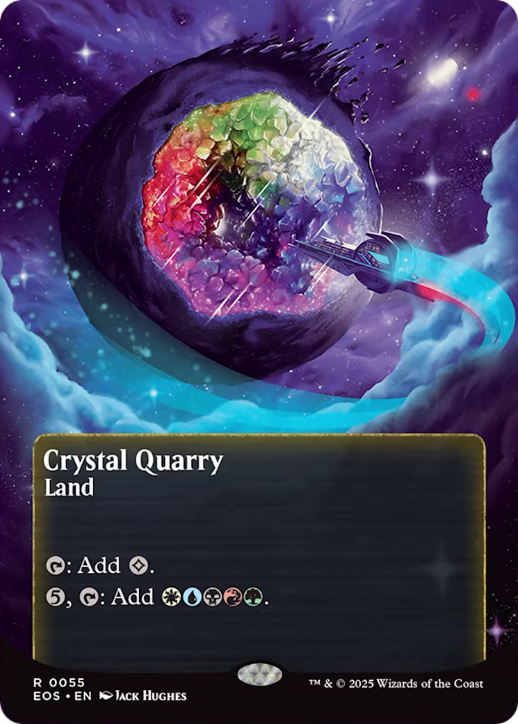 Crystal Quarry (0055) (Borderless) [Edge of Eternities: Stellar Sights] | Total Play
