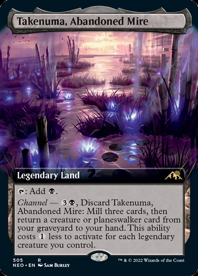 Takenuma, Abandoned Mire (Extended Art) [Kamigawa: Neon Dynasty] | Total Play