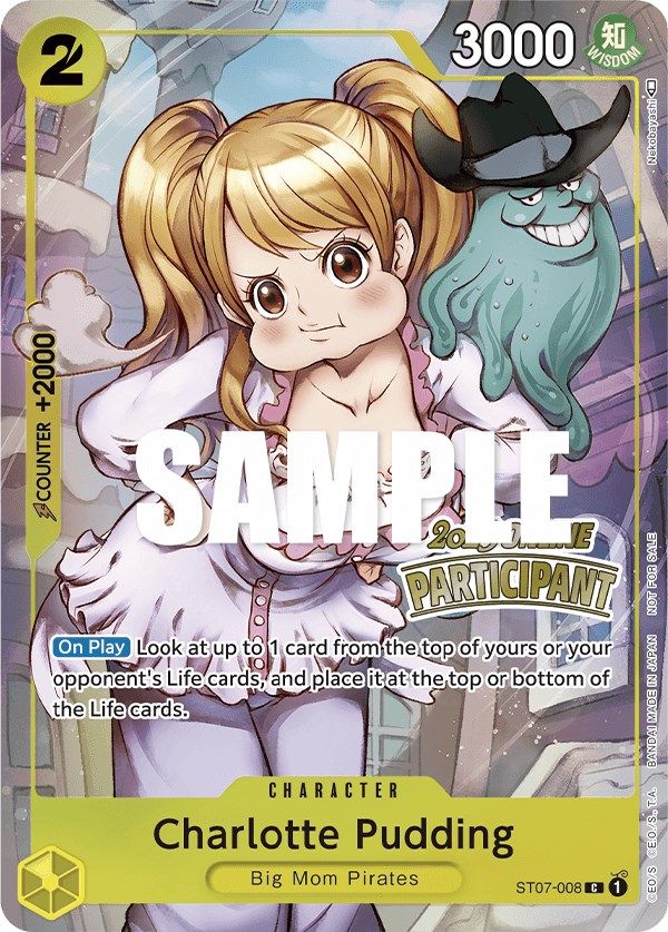 Charlotte Pudding (Online Regional 2023) [Participant] [One Piece Promotion Cards] | Total Play