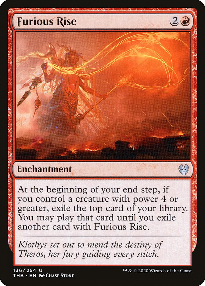 Furious Rise [Theros Beyond Death] | Total Play