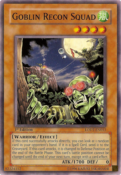 Goblin Recon Squad [LODT-EN033] Common | Total Play