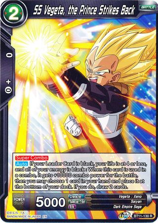 SS Vegeta, the Prince Strikes Back (BT11-130) [Vermilion Bloodline] | Total Play