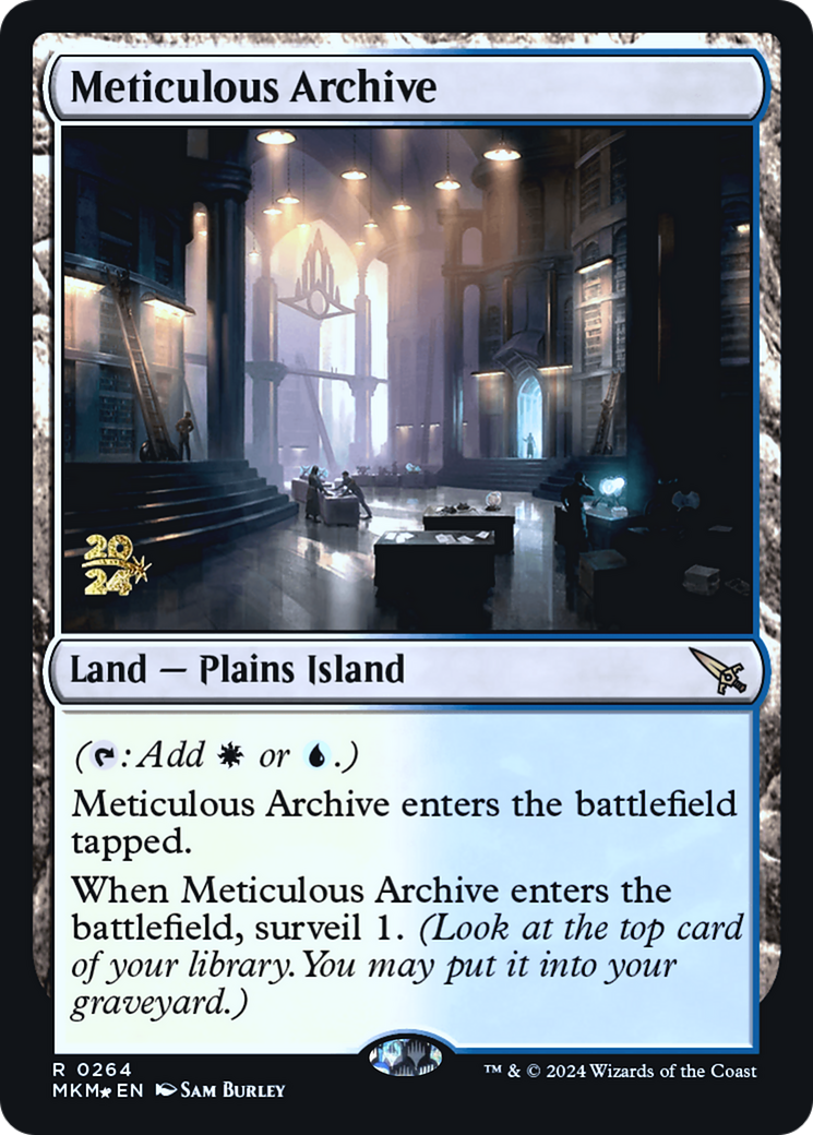 Meticulous Archive [Murders at Karlov Manor Prerelease Promos] | Total Play