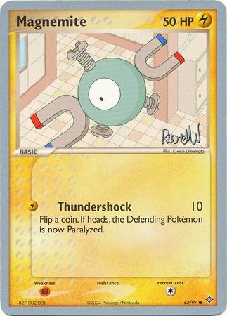 Magnemite (63/97) (Rocky Beach - Reed Weichler) [World Championships 2004] | Total Play