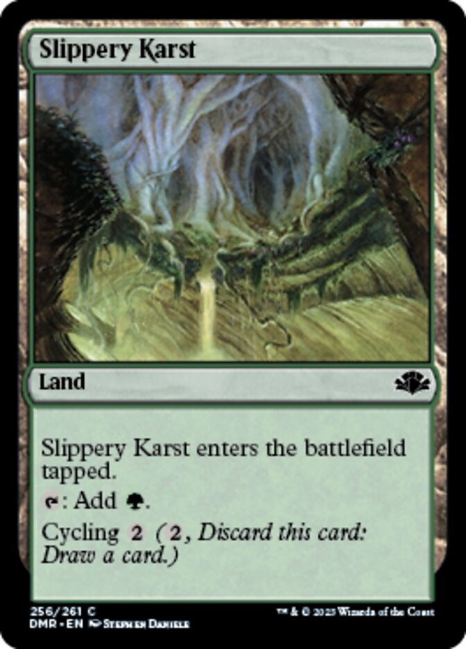 Slippery Karst [Dominaria Remastered] | Total Play
