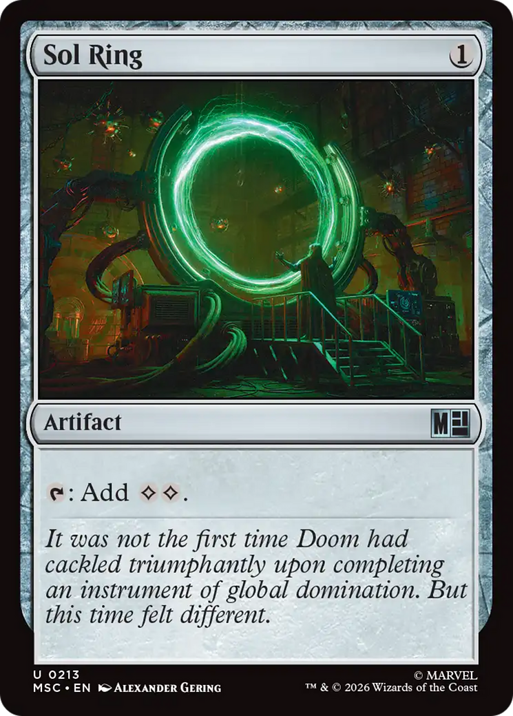 Sol Ring (0213) [Marvel Super Heroes Commander] | Total Play