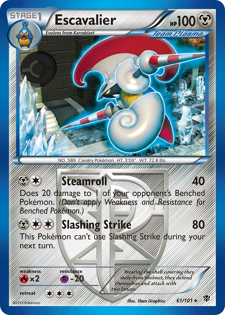 Escavalier (61/101) [Black & White: Plasma Blast] | Total Play