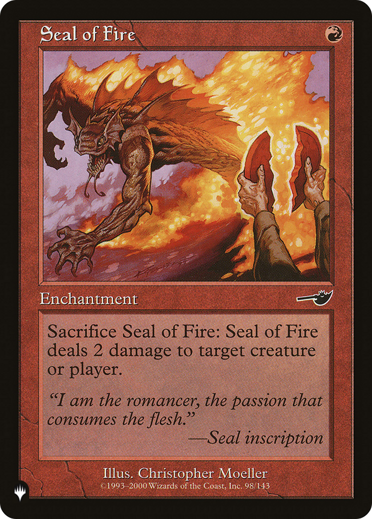 Seal of Fire [The List] | Total Play