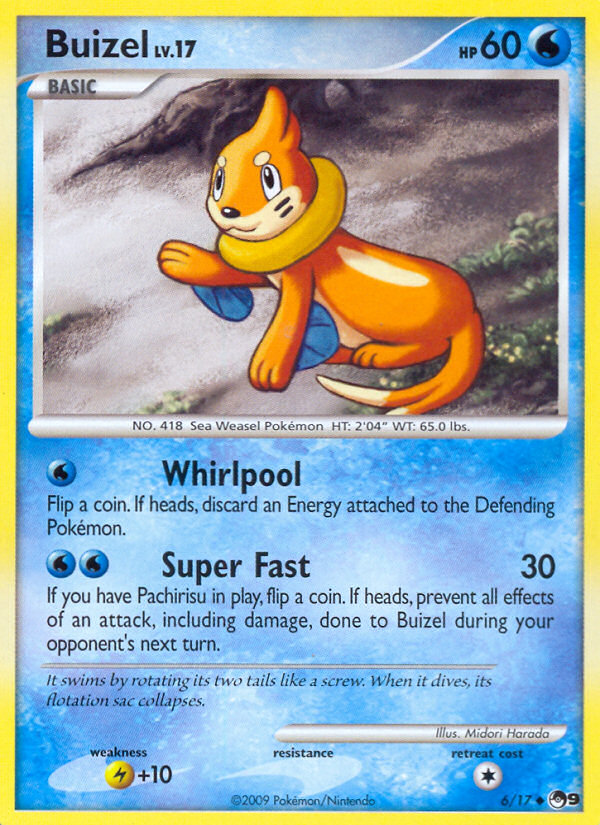 Buizel (6/17) [POP Series 9] | Total Play