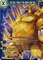 Son Goku, Power of the Golden Great Ape (Winner Stamped) (P-250) [Tournament Promotion Cards] | Total Play