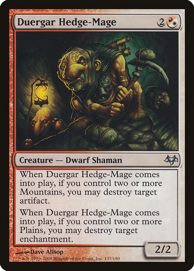 Duergar Hedge-Mage [Eventide] | Total Play