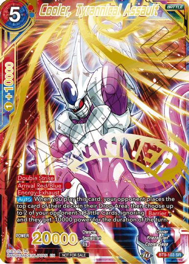 Cooler, Tyrannical Assault (Alternate Art Set 2021 Vol. 2) (BT9-103) [Tournament Promotion Cards] | Total Play