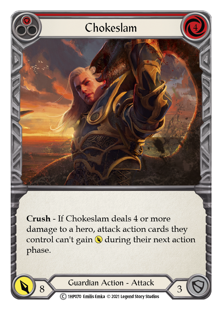 Chokeslam (Red) [1HP070] (History Pack 1) | Total Play