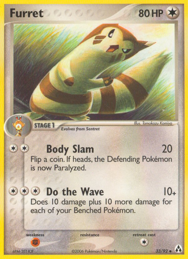 Furret (33/92) [EX: Legend Maker] | Total Play