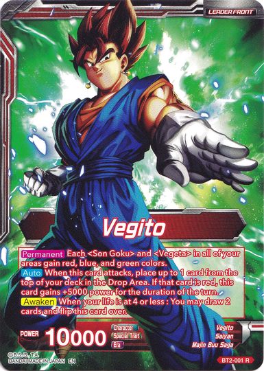 Vegito // Fusion Warrior Super Saiyan Vegito (Collector's Selection Vol. 1) (BT2-001) [Promotion Cards] | Total Play