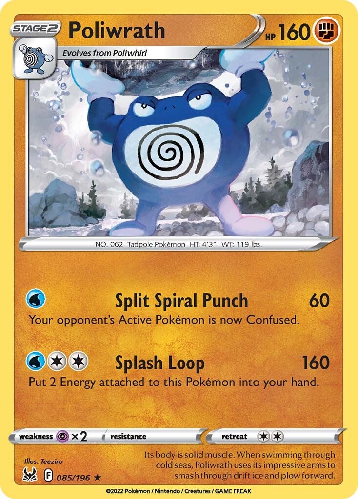 Poliwrath (085/196) [Sword & Shield: Lost Origin] | Total Play