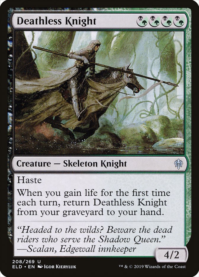 Deathless Knight [Throne of Eldraine] | Total Play