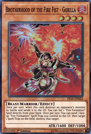 Brotherhood of the Fire Fist - Gorilla [FIGA-EN022] Super Rare | Total Play