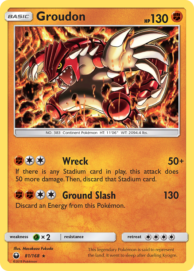 Groudon (81/168) [Sun & Moon: Celestial Storm] | Total Play