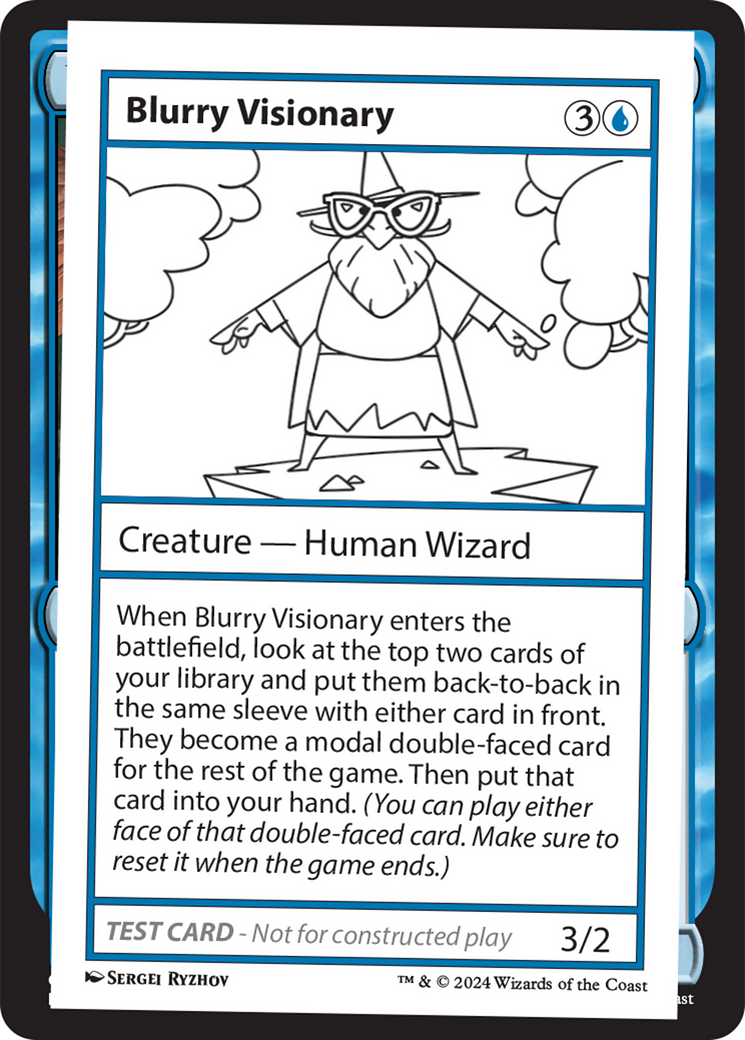 Blurry Visionary [Mystery Booster 2 Playtest Cards] | Total Play