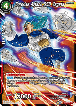 Surprise Attack SSB Vegeta (Starter Deck - Pride of the Saiyans) (SD15-05) [Cross Spirits] | Total Play