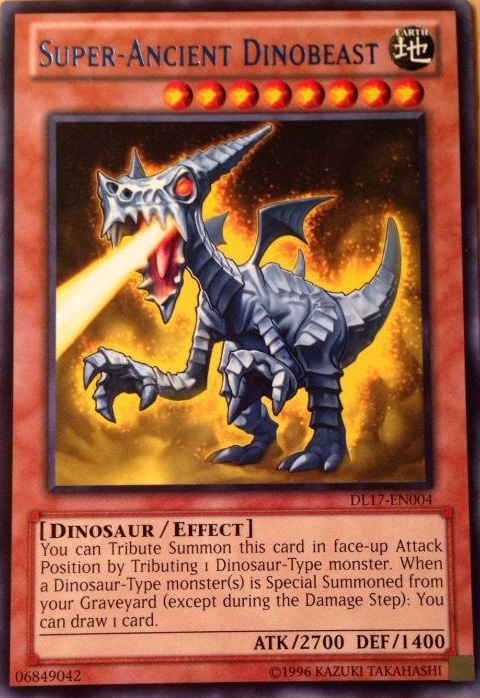 Super-Ancient Dinobeast (Blue) [DL17-EN004] Rare | Total Play