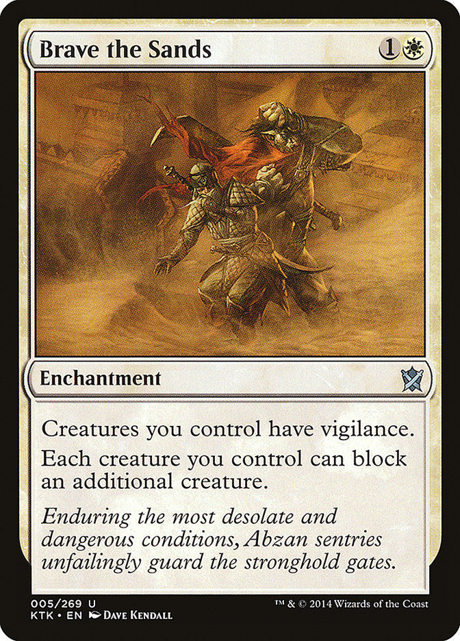 Brave the Sands [Khans of Tarkir] | Total Play