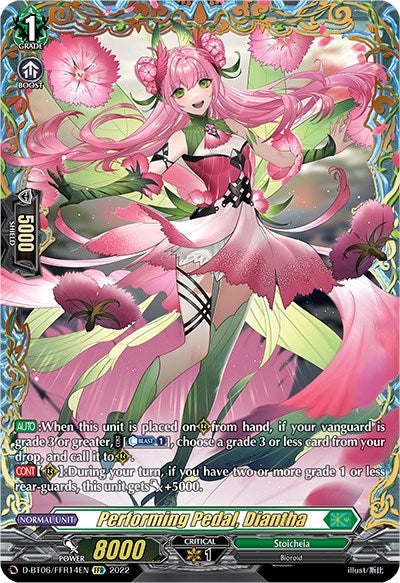 Performing Pedal, Diantha (D-BT06/DFF14EN) [Blazing Dragon Reborn] | Total Play