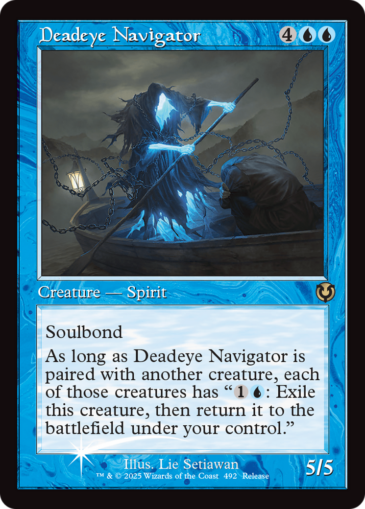 Deadeye Navigator (Retro Frame) [Innistrad Remastered Promos] | Total Play