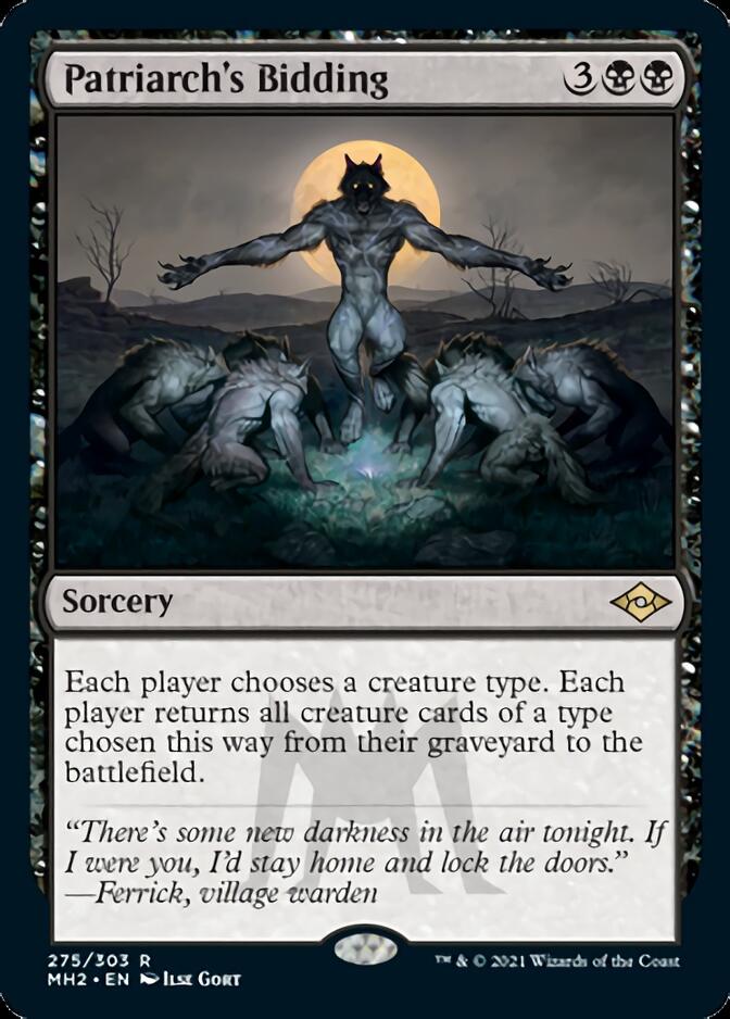 Patriarch's Bidding (Foil Etched) [Modern Horizons 2] | Total Play