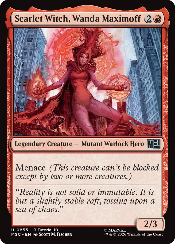 Scarlet Witch, Wanda Maximoff [Marvel Super Heroes Commander] | Total Play
