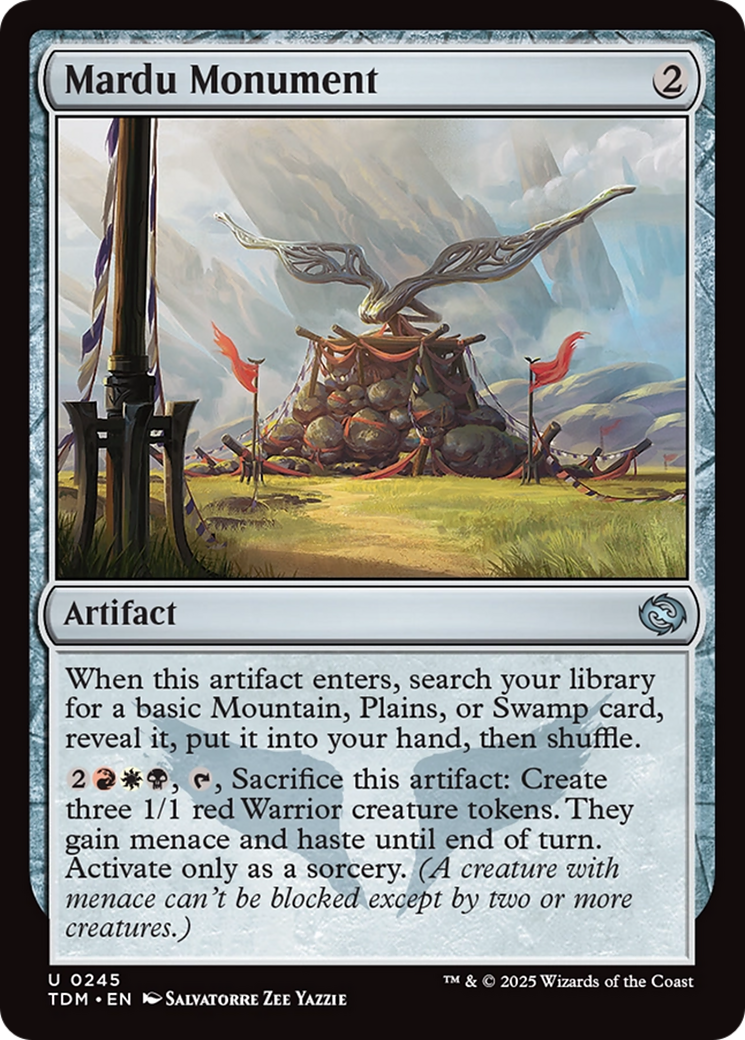 Mardu Monument [Tarkir: Dragonstorm] | Total Play