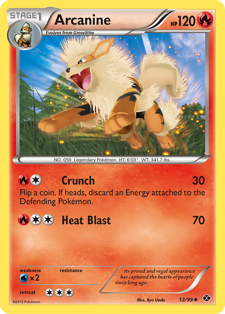Arcanine (13/99) [Black & White: Next Destinies] | Total Play