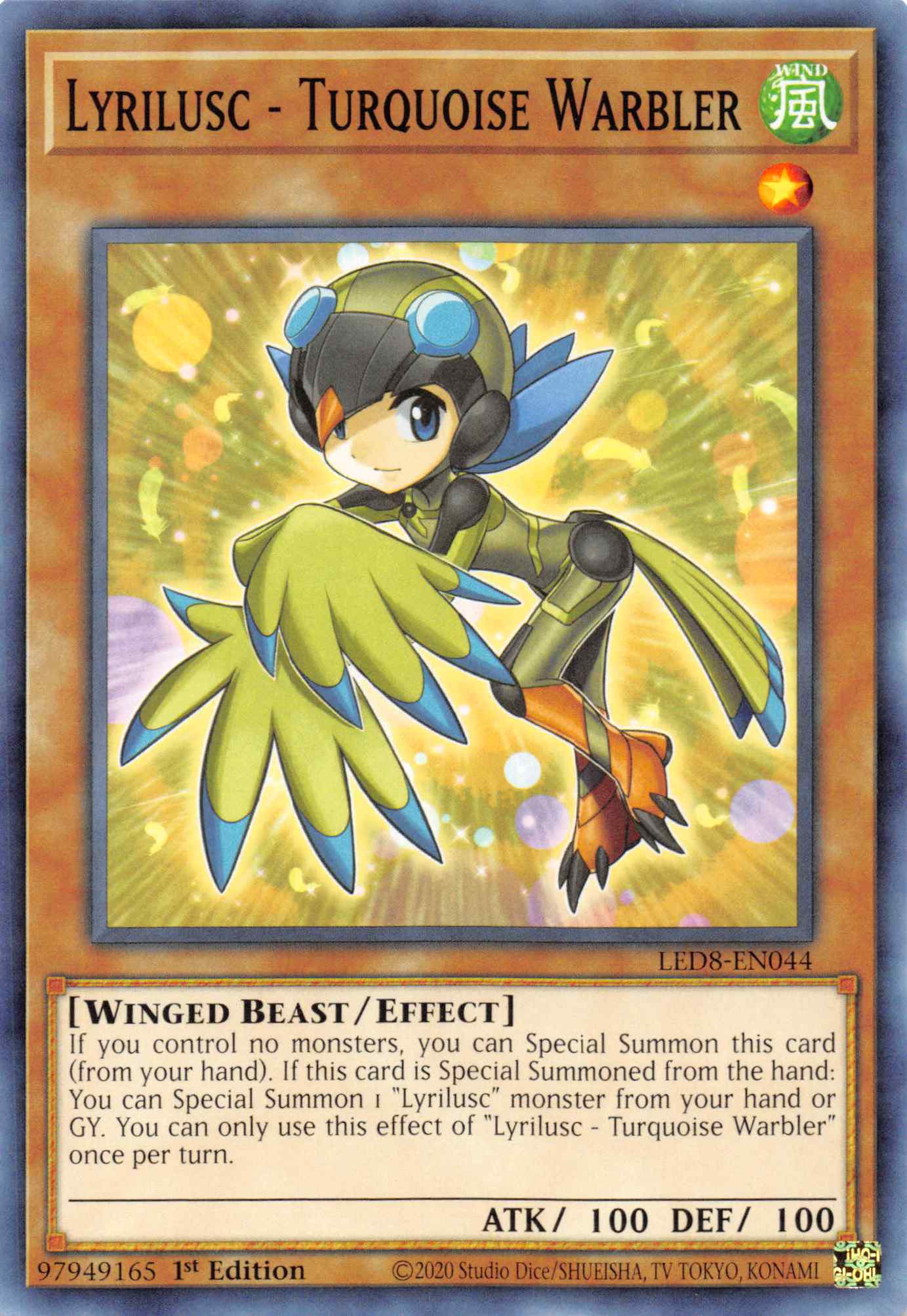 Lyrilusc - Turquoise Warbler [LED8-EN044] Common | Total Play